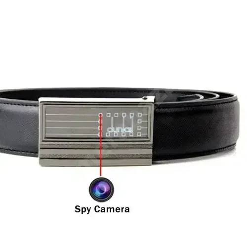 Spy belt camera